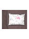 Dimcol Kids Cotton Pillowcase 50x70cm White-pink