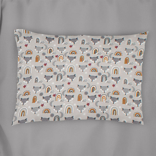 Dimcol Față de pernă pentru copii din bumbac 100% 50x70cm Gri