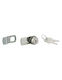 Mailbox Lock Φ19.6 X 13 mm 2 Plates 2 Keys Thirard 00917931