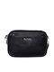 Damentasche Crossbody Wildleder mit Fransen Schwarz