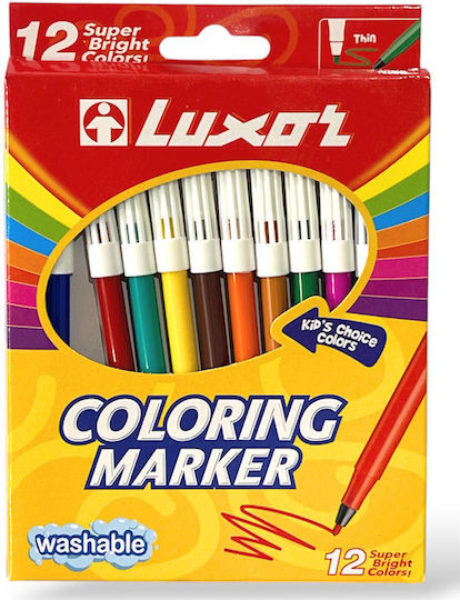 Luxor Zeichenmarker Dünne Set 12Stück