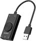 Orico Sc2-bk-pro Външна звукова карта USB 3.5mm жак Микрофонен жак Черна
