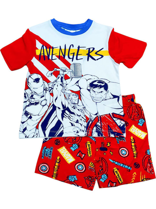 Marvel Kids' Pajamas Summer White