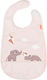 Done by Deer Waterproof Bib Fabric with Hoop & Loop Fastener & Pocket Powder