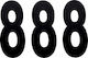 Factory Effex Set of 3 Stickers #8 02-4478