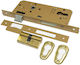 Iseo Lock with Cylinder Strike Plate 60mm Dimension 45mm Nickel