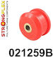 Strongflex Polyurethane Front Control Arm Bushing Audi A4 Red 1 Piece 021259b