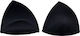 Νο.3/large Μαύρα Push Up Cups Τρίγωνα Ενισχυτικά Στήθους Καπς Εσώρουχα Μαγιώ Μπλούζες Φορέματα Ενίσχυση Ιταλίας 14x14.5εκ Mas Μα-0013μ