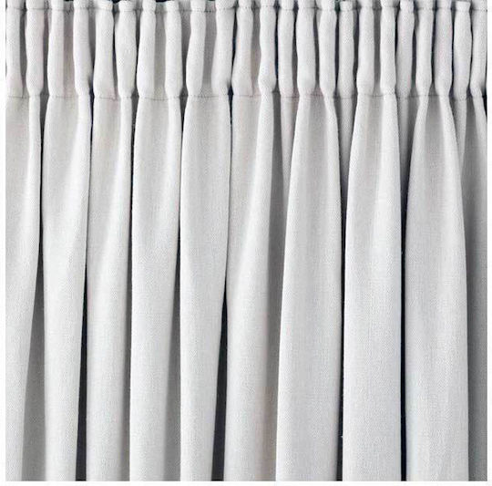 Continuous Pleat Curtain Tape White 9.5cm Width Price Per Meter