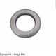Round Plastic Curtain Rings 1 Piece Φ Matte Silver 35mm