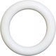 Plastic Curtain Rod Rings 5.5cm White