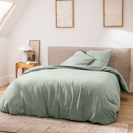 Σετ Υπέρδιπλη 240x220cm L-c Meline Sage