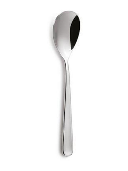 Comas London Set Spoons Desert Ice Cream Inox Silver 15cm 6 Pieces