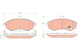 Front Brake Pads I10 Vp3378-p185 Front Brake Pads I10 Vp3378-p185