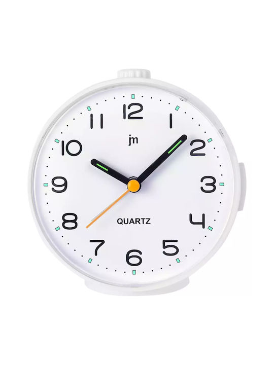 Justaminute Leise Tischuhr mit Wecker JA7110B