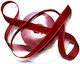 Single-Sided Velvet Ribbon with Selvage Edges 9mm Width Red 942 Price Per Meter