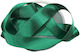 Double-Sided Satin Ribbon with Edged Selvedge 24mm Width Green 104 Price Per Meter