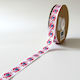 Grosgrainband Matt 1,5cmx25m Rosa