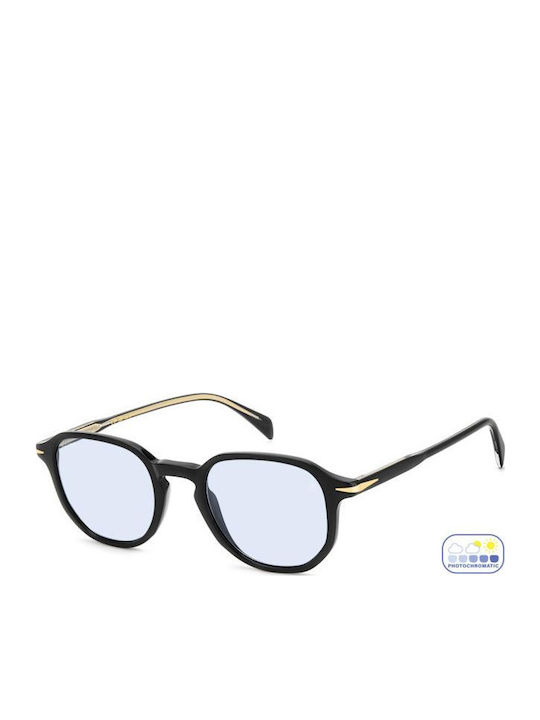 David Beckham Unisex Sunglasses with Black Plas...
