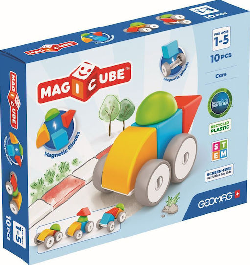 Geomag Μαγνητικό Παιχνίδι Κατασκευών Magicube για Παιδιά 1+ Ετών