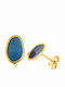 Arteon Earrings made of Silver Gold Plated with Stones