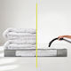 Plastic Storage Bag for Clothes / Blanket/Duvet Airtight and with Vacuum 105x45x15cm 1pcs