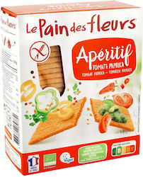 Le pain des fleurs Βιολογικά Crackers με γεύση Τομάτα Χωρίς Γλουτένη 150gr
