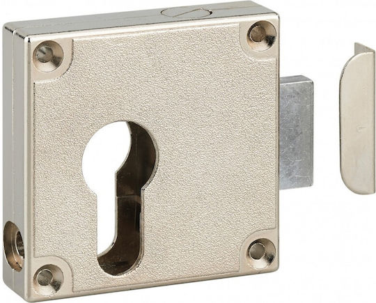 Europrofile Cylinder Lock Box 50x60mm Center 21.5mm Nickel Thirard 00107495