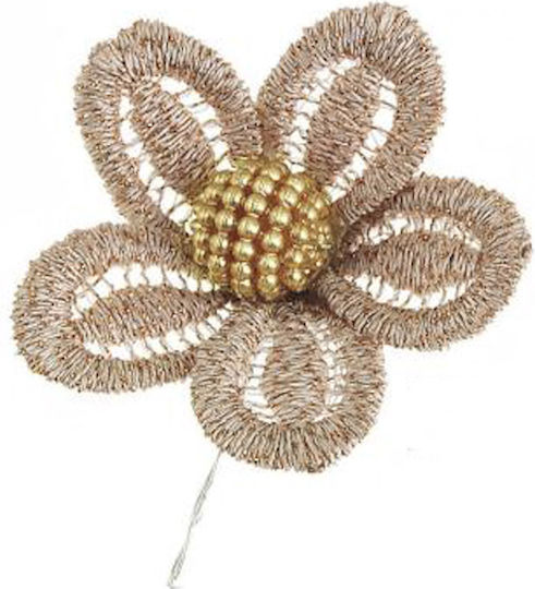 Handgemachte Sandblume 4,5x4,5cm 12 Stück M8272