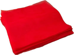 Tulle Square 25x25cm Red 100pcs
