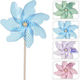 Windrad Streifen 22x55cm 4 Farben