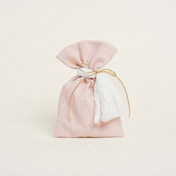Lurex-Beutel Set/5 12x17cm Gold Rosa