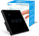 Comutator de Perete Wi-Fi Negru