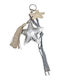 4-2511 Keychain Bag Silver Star Savil