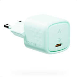 Voltme Ladegerät ohne Kabel GaN mit 2 USB-C Ans...