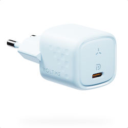 Voltme Ladegerät ohne Kabel GaN mit USB-C Ansch...