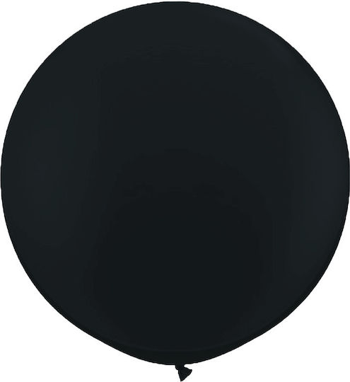 Μπαλόνι Στρογγυλό Latex Μαύρο 45εκ.