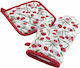 Oven Mitt Fabric White 1pcs