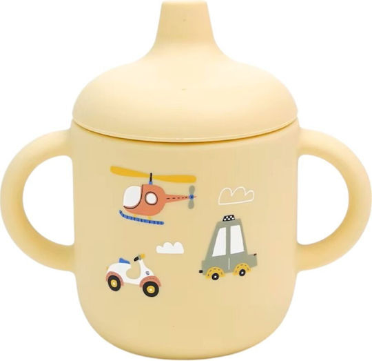 Queen Mother Kleinkinderbecher aus Silikon Beige