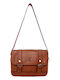 Kreuzweise Herrentasche Schulter / Crossbody Braun