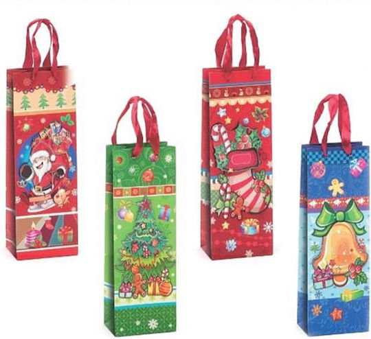 Christmas 3D Bag Set of 4 Designs 12.7x8.3x37cm Ts123 12pcs