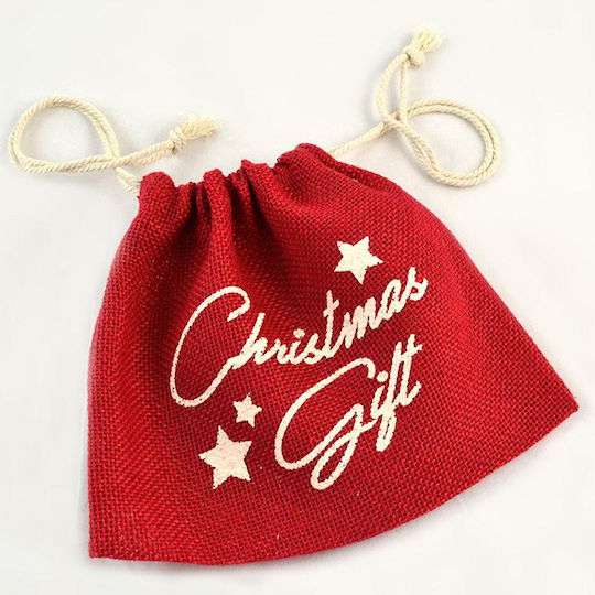 Christmas Pouch Star Design - Christmas Gift 19x26cm Skor649310