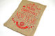 Christmas Sack Burlap Design Merry Christmas Happy New Year 40x50 cm 1pc