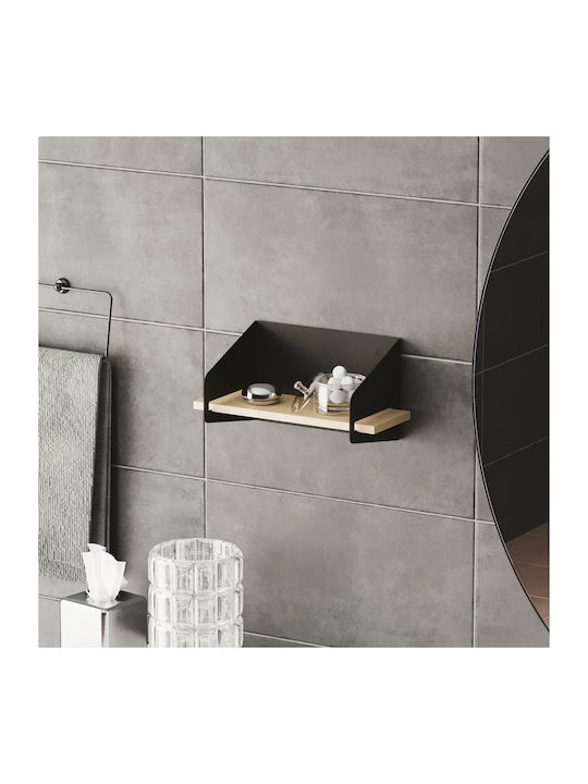 Shelf Wall Black 40x19x20cm