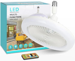Rixme Tip Închis (Plafonieră) 25.5cm Cu Lentile De Mărire Albă KLN-170021 Rixme Tip Închis (Plafonieră) 25.5cm Cu Lentile De Mărire Albă KLN-170021