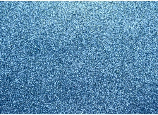 Χαρτονι Glitter 50 X 70cm 300gr Χρωμα Μπλε