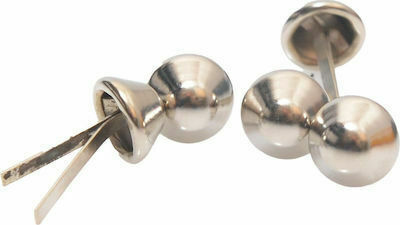 Piciorușe Metalice pentru Geantă, Culoare Argintie, 12mm, 1 Bucată