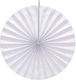 Paper Fan Ball Set/2 45cm White
