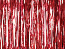 Roter Party-Dekovorhang Blokker 50x50cm Roter Party-Dekovorhang Blokker 50x50cm