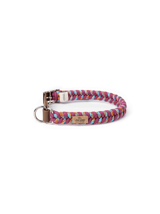 Unicord Hundehalsband Lollipop Fuchsia-Blau Kariert S 30-36cm 15mm Unicord Hundehalsband Lollipop Fuchsia-Blau Kariert S 30-36cm 15mm